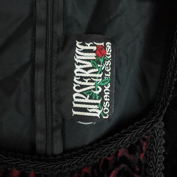 Lip Service Dress Womens SZ S Corset Bell Sleeve Punk Gothic Whimsigoth Witchy - Picture 5 of 14